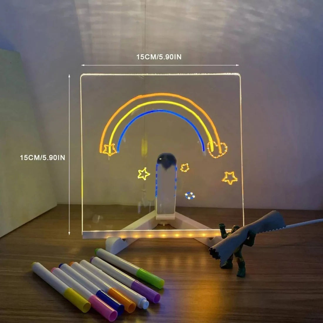 BrilloPad™ Pizarra luminosa LED