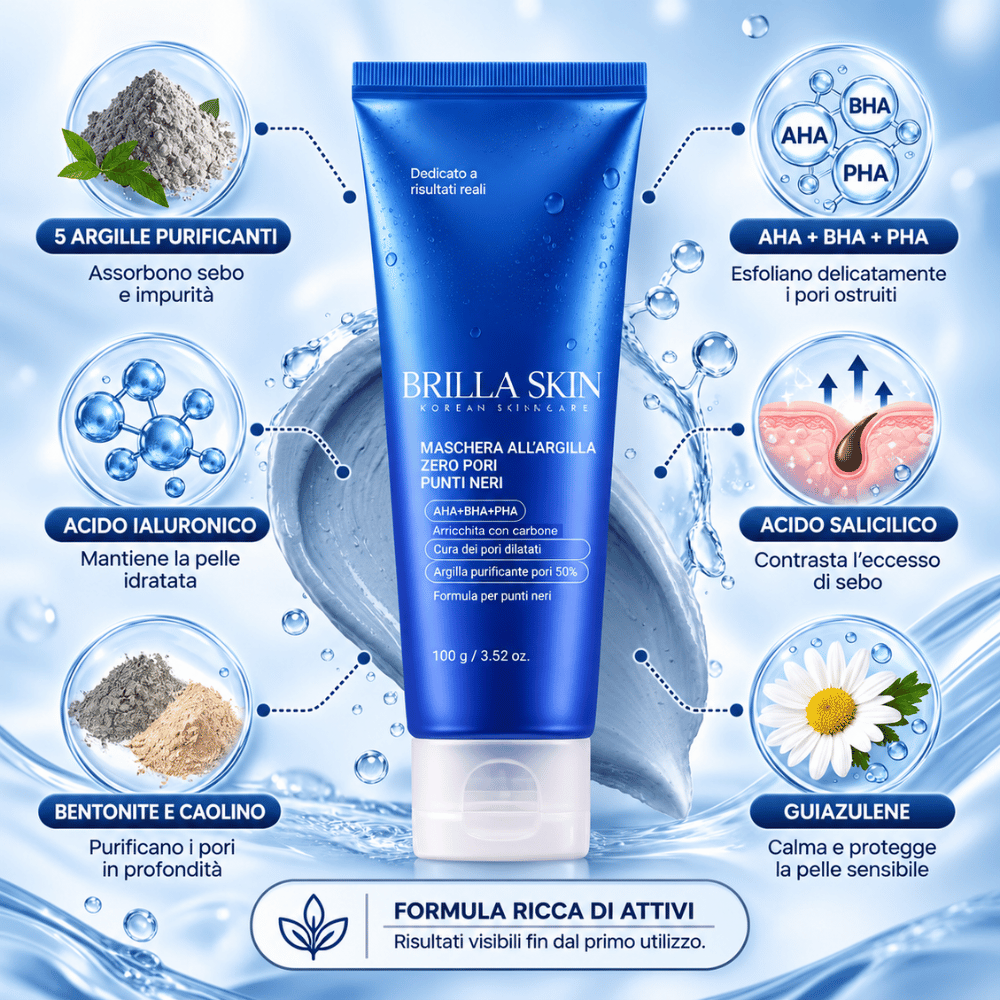 Maschera Zero Pori & Punti Neri Brilla Skin™